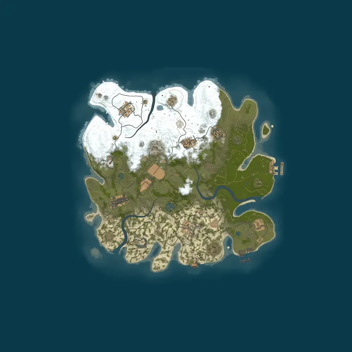 Map of Zuujis Rust Server | 1000X