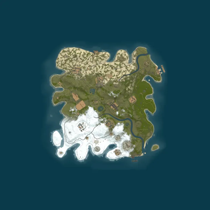 Map of Überlebe die Insel [PvE/DE] Bi-Weekly