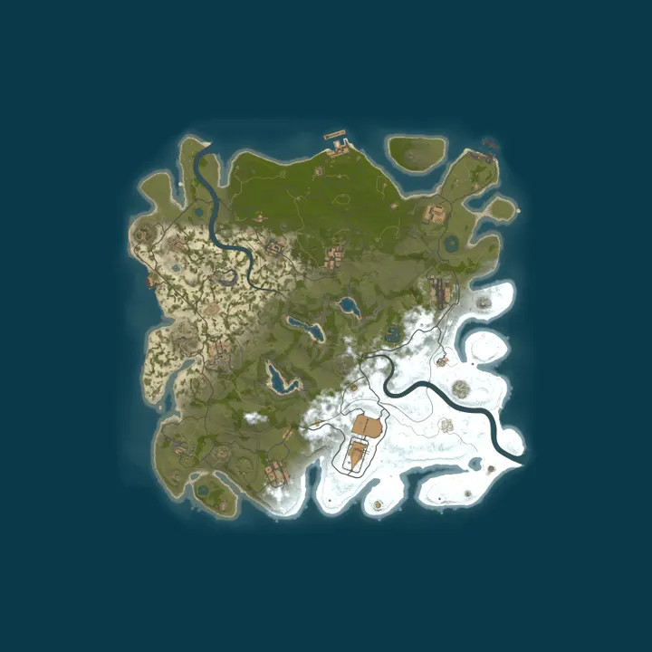 Map of FLAME RUST #1 [ NOLIMIT | x3 | MAGIC ] WIPE 13.10