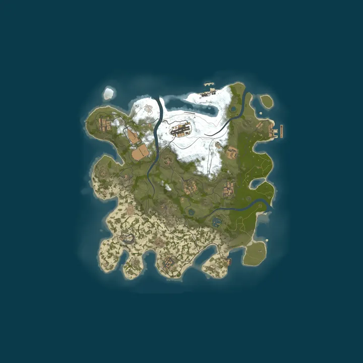 Map of TETRIS Rust (MAX 2 / X2 / KITS / FPS+)