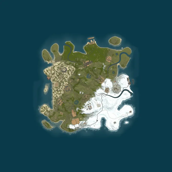 Map of A Rust Server