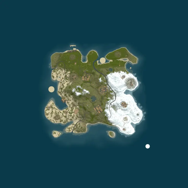 Map of HOSTILE RUST | №2 | PVP ARENA | 08.10