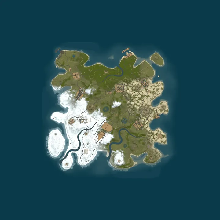 Map of Rust::Hosted by Cybrancee.com