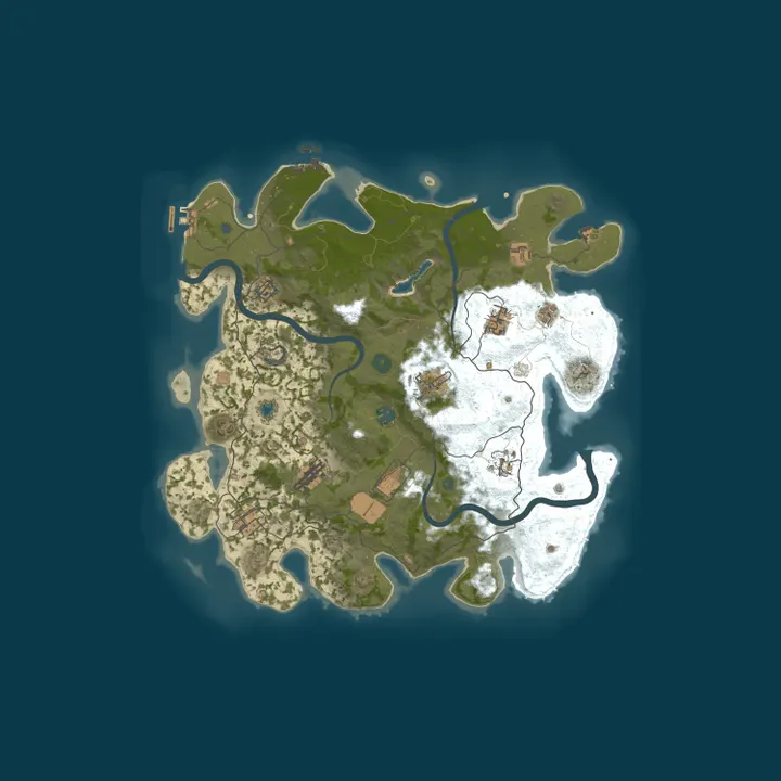 Map of PapaJuan Land