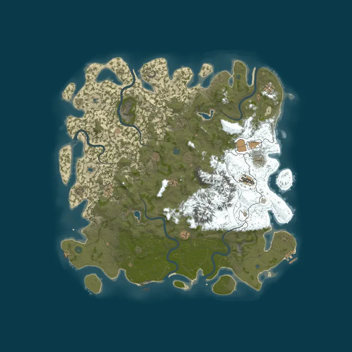 Map of Tangent Mile