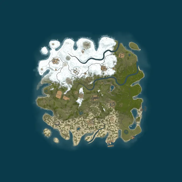 Map of Pinkman rust - X10 EU Clans