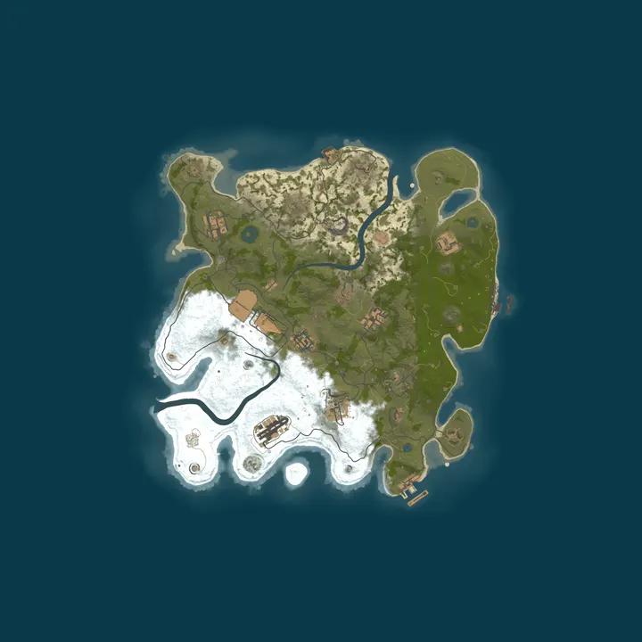 Map of [EU] BrotherHood | 3X Vanilla | Wipe Prizes | Wiped 5d 12h ago