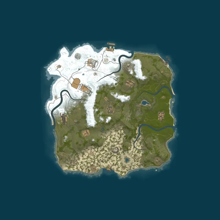 Map of RustForNoobs.com 2x Weekly US | Solo/Duo/Trio No BP Wipes x2|