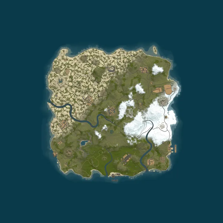Map of RustForNoobs.com | Solo Duo Trio Quad | Monthly | US