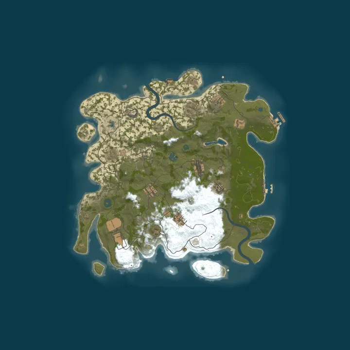 Map of Rust Server