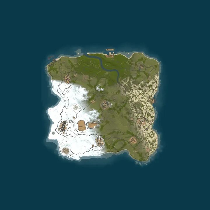 Map of WARBANDITS.GG EU 3X SOLO ONLY|Loot+|X3 JUST WIPED