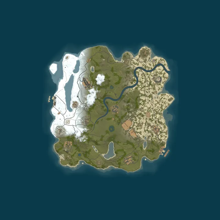 Map of ⦿ ICEFUSE EU 2X Trio (Solo/Duo/Trio|Loot x2|WIPED)