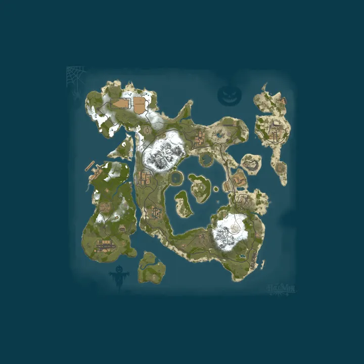 Map of Rust Server