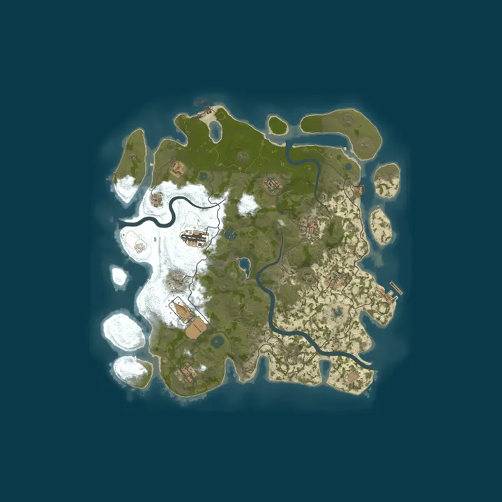 Map of Estlandia PVE with PVP Zones