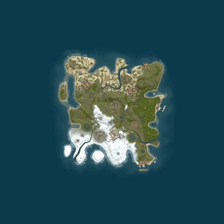 Map of takaro rust server