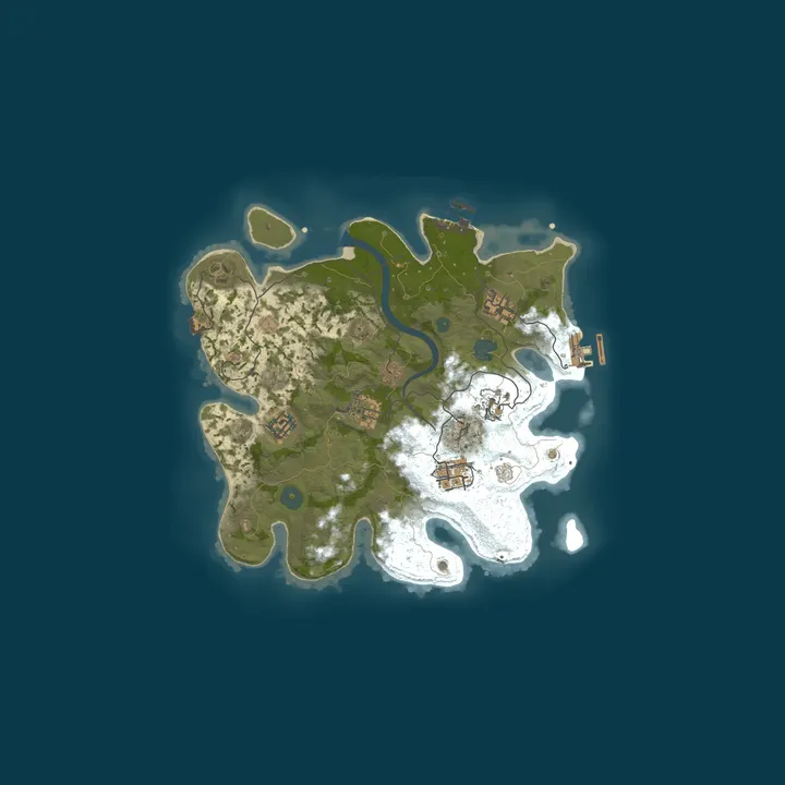 Map of [Revelation Hosting] New Rust Dedicated Server