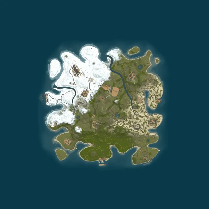 Map of Pine Hosting - Rust Server
