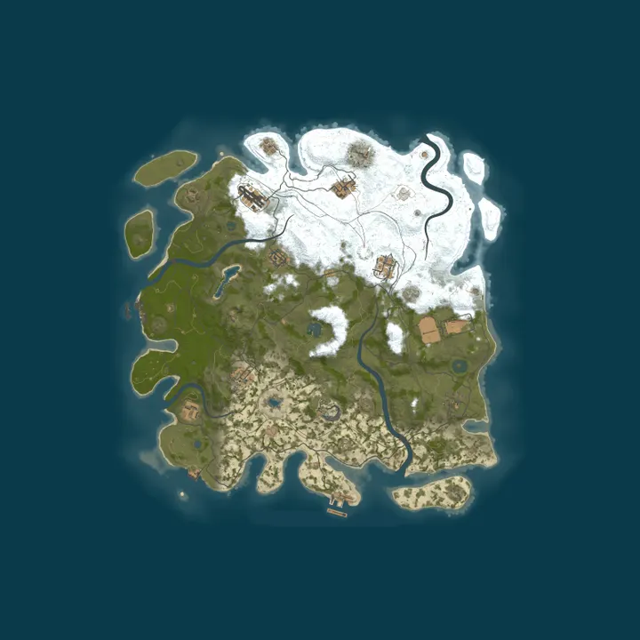 Map of Wastelands Noob Friendly PvE [EU]