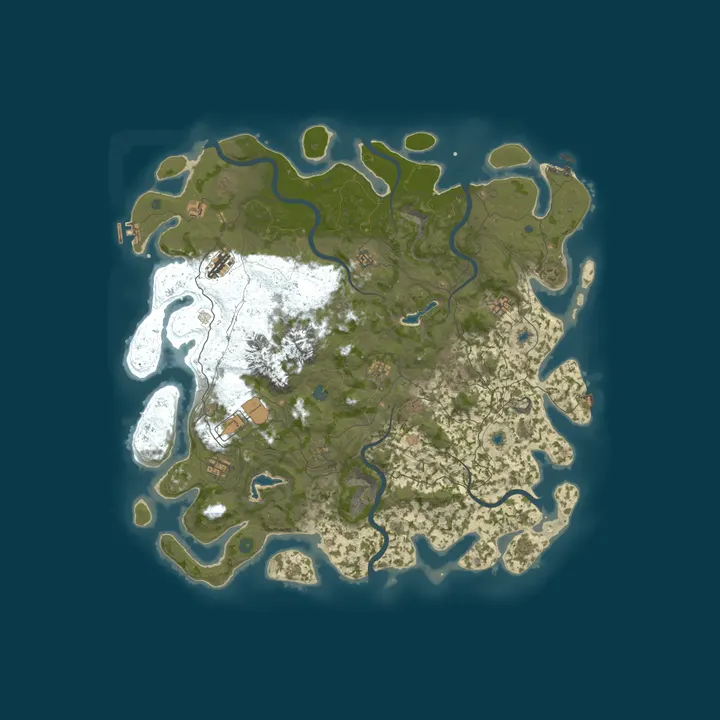 Map of SHADOW KIDS 2X PVE |NO BP WIPES|KITS|ZOMBIES|MINI SPAWNS|