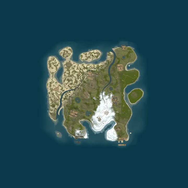 Map of Pine Hosting - Rust Server