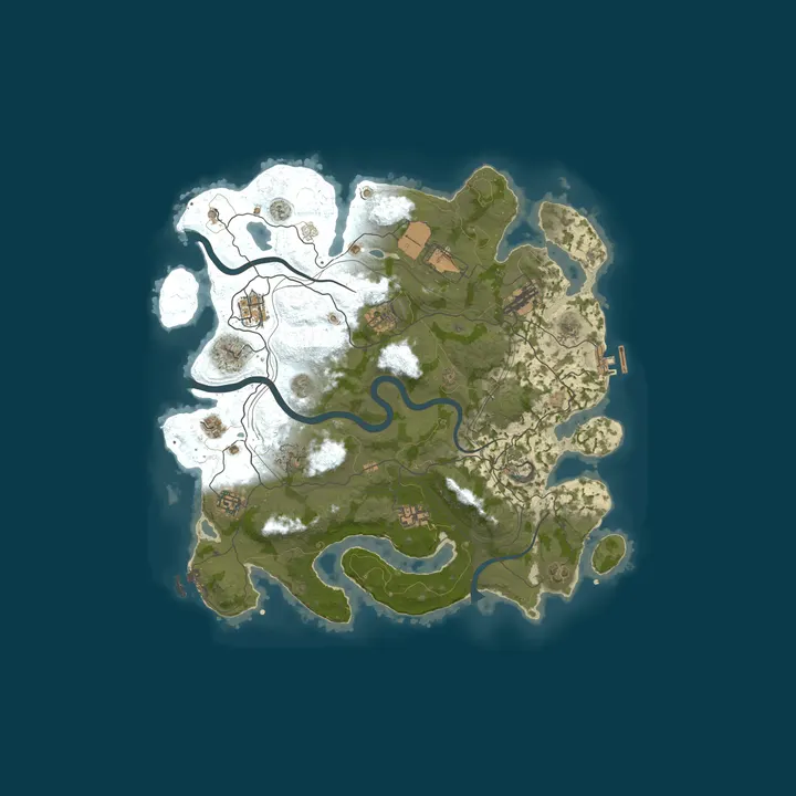 Map of My Untitled Rust Server