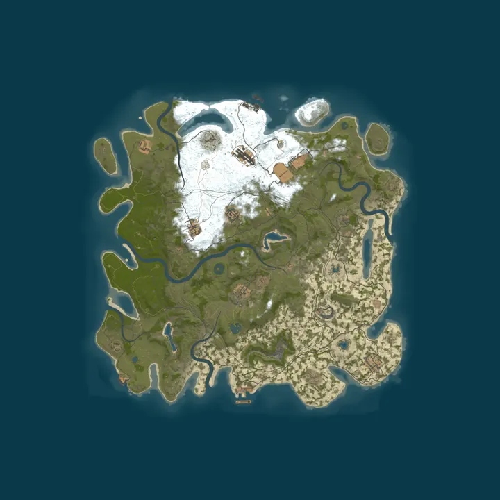 Map of Untam3d Apocolyps3 |5x|Monthly|Tug Bases|Water and Sky Bases|Sk
