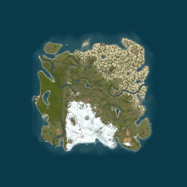 Map of Wasteland Oasis