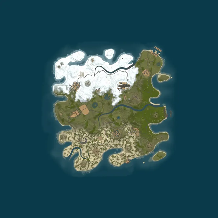 Map of CHUDLANDS 1000X