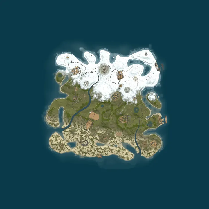 Map of #3 DOZA RUST X200/X500 | MAX5 | LOOT+ | ДЛЯ НОВИЧКОВ
