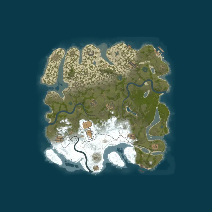 Map of VANILLA 2x2 | GGRust #6 | Для нoвичкoв 2x