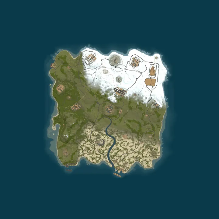 Map of WARBANDITS.GG BR 2X |Solo/Duo/Trio|X2 JUST FULLWIPED