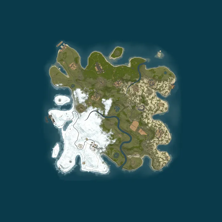Map of private server