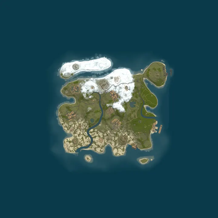 Map of A Rust Server
