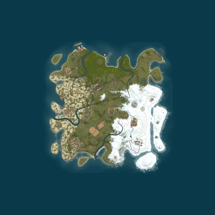 Map of 4Netplayers Rust Server Marcin i Ania