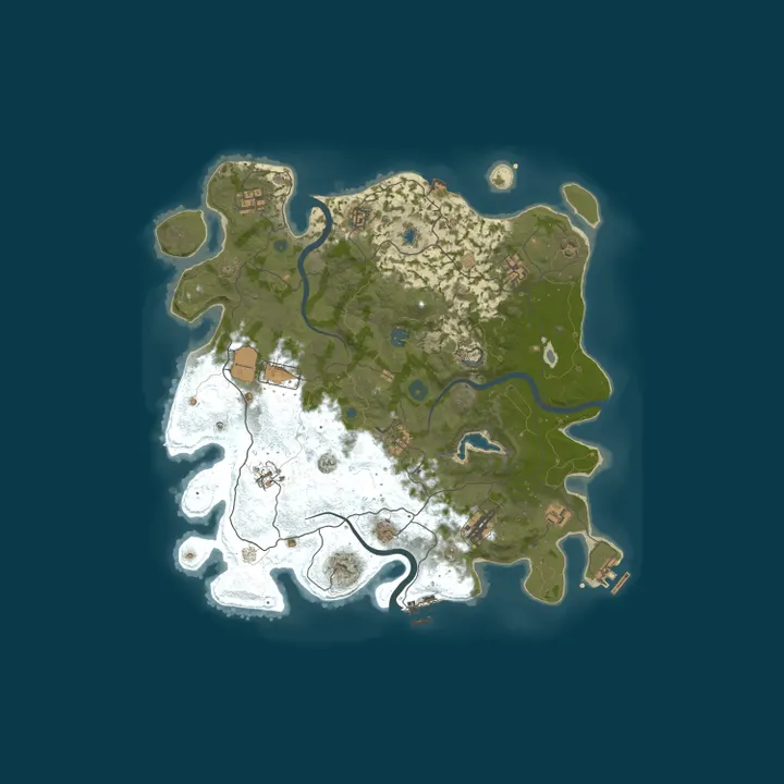 Map of SATALANA | PVE 2X | TP | MINI | QUESTS | SKILL TREE