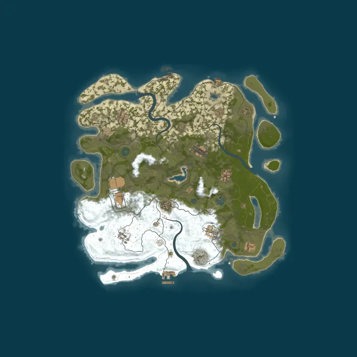 Map of Mighty Rust Mods 10X