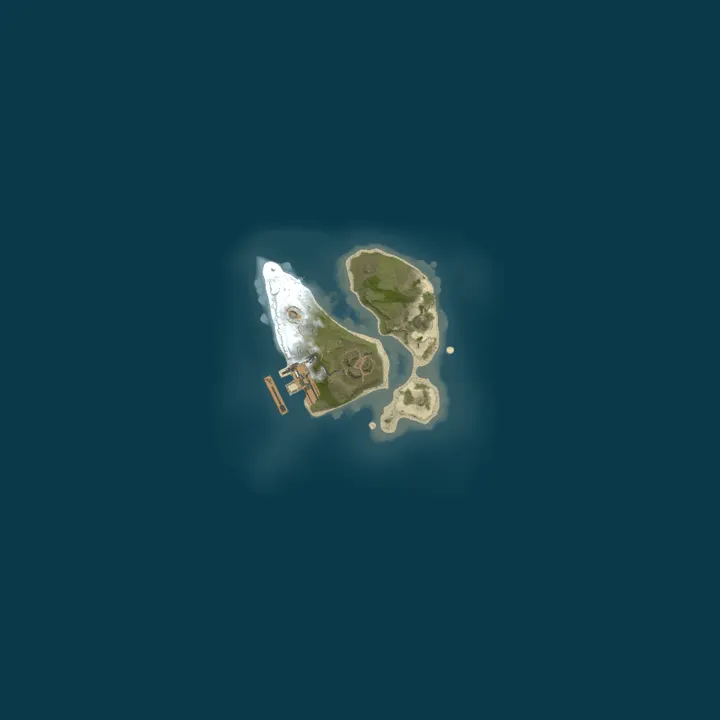 Map of A MineStrator Hosted Rust Server