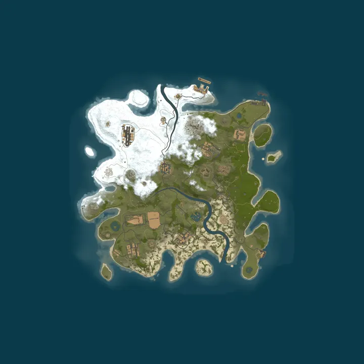 Map of BerryRust.gg | Solo/Duo/Trio | Vanilla+ | Weekly