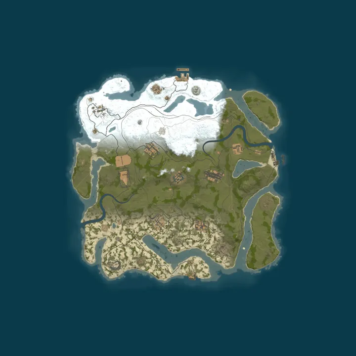 Map of HollowServers.co 10x Solo/Duo/Trio [Loot+|MyMini|Shop|PvP]