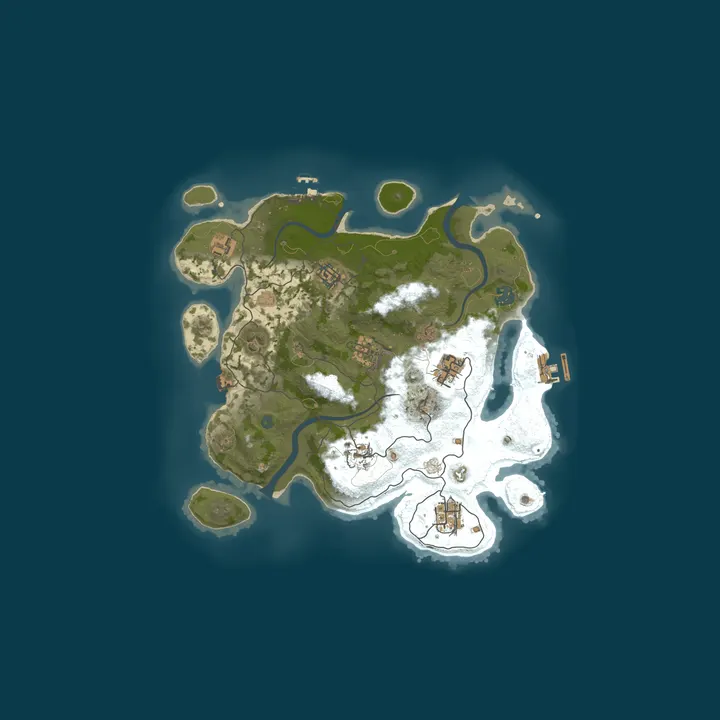 Map of AFTERSHIFT | 2X Solo/Duo/Trio | Weekly